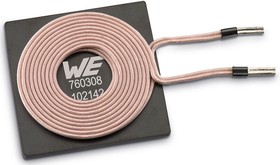 Фото 1/2 760308102142, WE-WPCC Wireless Charging Coil Transmitter 18A, 5.8 µH, 53.5mm dia.