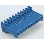 281711-3, 3-Way IDC Connector Socket for Cable Mount, 1-Row