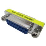 156-03062-E, D-Sub Adapters & Gender Changers D-SUB Gender Changer 15 Pin ...