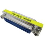156-03102-E, D-Sub Adapters & Gender Changers D-SUB Gender Changer 25 Pin ...