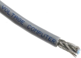 Фото 1/3 YE00437+01152, Twisted Pair Data Cable, 2 Pairs, 0.2 mm², 4 Cores, 24 AWG, Screened, 152m, Chrome Sheath
