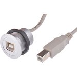 09454521914, USB 2.0 Cable, Male USB B to Female USB B USB Extension Cable, 3m