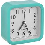 Часы-будильник Quartz " PF-TC-019", квадратные 10x10 см, зелёные 30015251