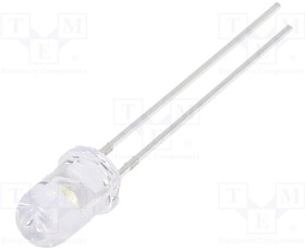 OSW57L5A31A-12V, LED; 5mm; white cold; 15000mcd; 30°; Front: convex; 12V; -30?85°C