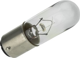 BA15d Indicator Light, Clear, 24 → 30 V, 250 mA, 3000h