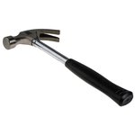 Medium Carbon Steel Claw Hammer with Carbon Steel Handle, 450g