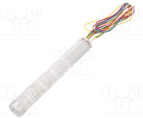MES-402A-RYGB, Сигнализатор: сигнальная колонна; LED; 24ВDC; IP42; MES-A