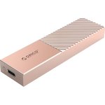Корпус для HDD/SSD ORICO M.2 NGFF (B/B+M) роз золото (ORICO-M205C3-RG-BP)