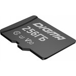 Флеш карта microSDXC 256GB Digma CARD30 V30 + adapter