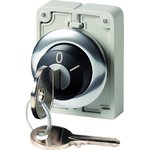 187063 M30C-FWRS-RS-A1, IP64 Keylock Switch 2-Way Ronis-Key