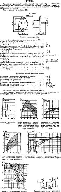 КТ848А, Транзистор NPN, мощный, усилительный, Россия | купить в розницу ...