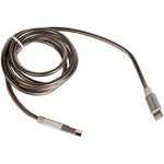 (K31i) кабель USB More choice K31i для Lightning, 2.1A, длина 1м, серый