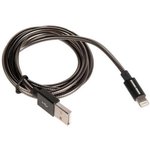 (K31i) кабель USB More choice K31i для Lightning, 2.1A, длина 1м, черный