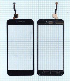 Сенсорное стекло (тачскрин) для Xiaomi Redmi 5A черное