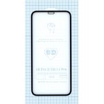 Защитное стекло 6D для Apple iPhone X/XS черное