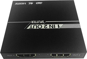 Фото 1/3 GL-v102S, GCR Разветвитель HDMI v1.4a, 1 на 2 выхода, 4Kx2K 30Hz / 1080p 60Hz, ультратонкий корпус