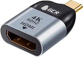 GCR-53389, GCR Переходник USB Type C   HDMI 4K 60Hz , M/F