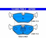 13046070902, Колодки тормозные дисковые задн, BMW: 5 520 d/520 i/523 i/525 d/525 ...