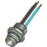 42-01033, Right Angle Male 4 way M8 to Unterminated Cable, 200mm