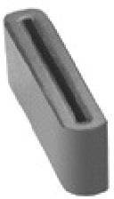 2643180751, Ferrite Core - Flat Type - Solid Design - 76Ohm @ 100MHz - 43 Core Material - Free Hanging Mounting.