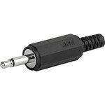 4832.1211, Phone Connectors AUDIO PLUG 3.5mm 2P INSULATED