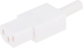 Фото 1/3 PX0587/WH, AC Power Entry Modules Fem IEC Conn Straight , White