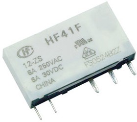 HF41F/12-ZSTG, Реле, 12 VDC, 6 A, 250 V, замена 1393236-4 (V23092-A1012-A201 ), альтернатива для 139