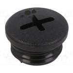 HPP7 BK080, Заглушка, PG7, Мат-л полиамид, черный