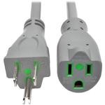 P022-002-GY-HG, AC Power Cords 2FT 5-15R/5-15P,16AWG,13A,AC