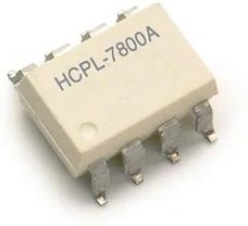 HCPL-7800, Optically Isolated Amplifiers 4.5 - 5.5 SV 8 dB, Broadcom | купить в розницу и оптом