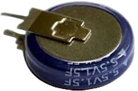 ADCV-S05R5SA155RB, 1.5 F (EDLC) Supercapacitor 5.5 V Axial, Can - Vertical 10Ohm @ 1kHz