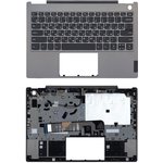 Клавиатура (топ-панель) для ноутбука Lenovo ThinkBook 13s-IML черная с ...