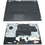 Клавиатура (топ-панель) для ноутбука Lenovo Legion Y540-17 черная с черным ...