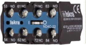 Блок-контакт для миниконтакторов ND4M-22 УТ-00015155