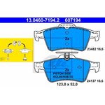 13.0460-7194.2, 13.0460-7194.2_колодки дисковые з. !\ Saab 9-3, Opel Vectra ...