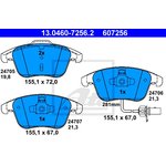 13046072562, Колодки тормозные дисковые передн, AUDI: A4 1.8 TFSI/1.8 TFSI ...