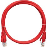 Коммутационный шнур U/UTP 4 пары, красный, 1м NMC-PC4UD55B-010-RD