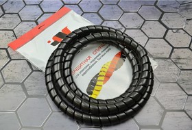Защитная пластиковая спираль d25мм черная пакет 2м URСП25Ч02