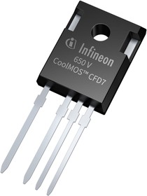 N-Channel MOSFET, 106 A, 700 V, 4-Pin TO-247-4 IPZA65R018CFD7XKSA1, Infineon | купить в розницу и оптом