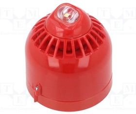 ESC-5004, Сигнализатор: светозвуковой; 17-60ВDC; LED; белый; красный; IP21