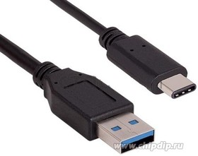 PL1371, Кабель USB 3.0 (male) - USB 3.1 type C (male), 1м