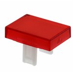 31-903.2, Cap Rectangular Red Transparent Plastic 31 Series Switches