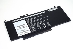Аккумуляторная батарея для ноутбука Dell Latitude E5450 (G5M10) 51Wh 7.4V черная OEM