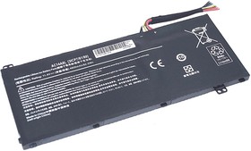 Аккумуляторная батарея для ноутбука Acer Aspire VN7 (AC14A8L-3S1P) 11.4V 4605mAh OEM черная