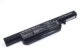 Аккумуляторная батарея для ноутбука Clevo W540-3S2P 11.1V 5200mAh OEM черная