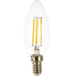 Лампа LED Filament Свеча dimmable E14 5W 450lm 4100К 103801205-D