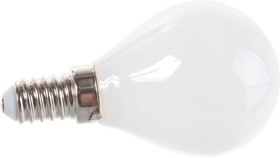 Фото 1/10 Лампа LED Filament Шар OPAL E14 5W 450lm 4100K 105201205