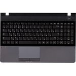 Клавиатура (топ-панель) для ноутбука Samsung 300E5A 305E5A черная с темно-серым ...
