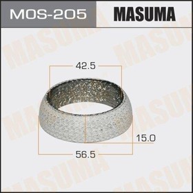 MOS-205, Кольцо уплотнительное выхлопа 42.5X56.5 TOYOTA COROLLA 2002-