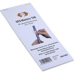 03070052000, SES-TAB Adhesive Cable Marker Book, Clear, 8 14mm Cable